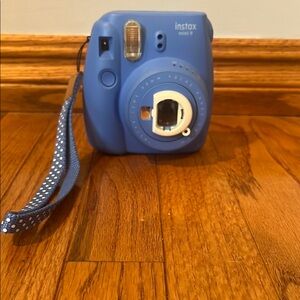 Blue Instax Mini 9 Fujifilm Camera